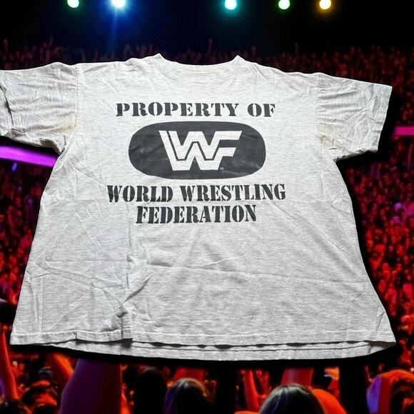 Vintage WWF Property Of World Wrestling Federation Men’s XL T-Shirt Rare - Picture 1 of 5